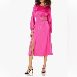 The Drop women’s Jacob Long Sleeve Cutout Midi Dress